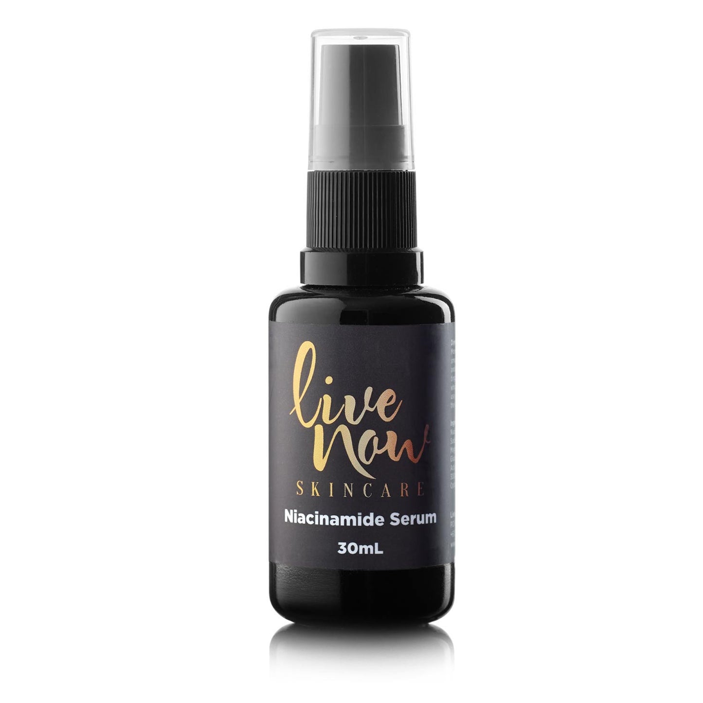 10% Niacinamide Serum in a dark glass bottle for protection. Vitamin B3 Serum with 10% Niacinamide. Made in Australia.