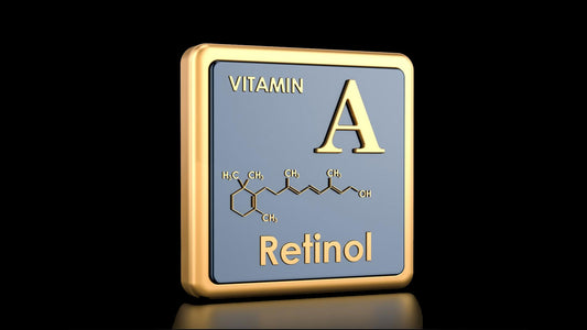 Retinol skin Benefits and Side Effects - block with retinol formula.